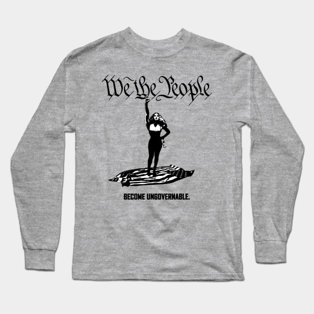 We The People Long Sleeve T-Shirt by Taversia